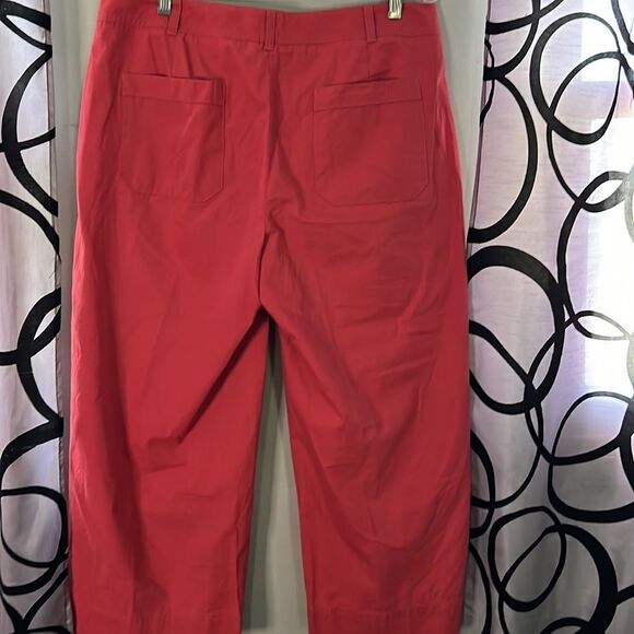 Talbots Heritage Pink Straight Leg Cropped Pants Size 12 - Picture 8 of 10
